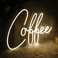 coffee shop neon sign led acrylic custom light christmas gift home party club restaurant room beautiful decorate wall