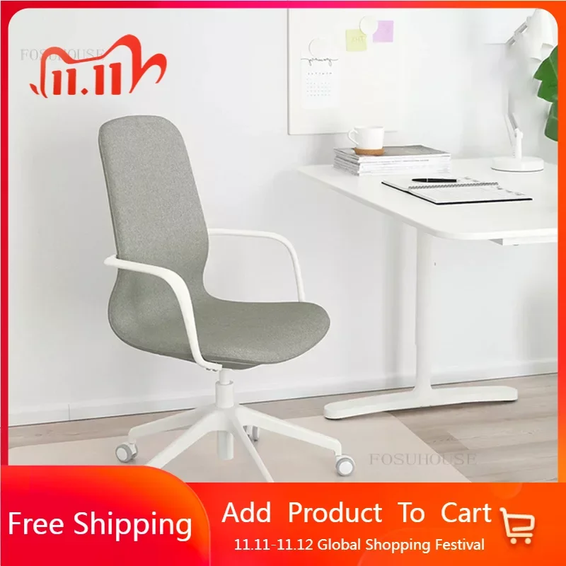 

Modern Green Office Chairs Nordic Home Study Computer Chair Simple Lift Swivel Armchair Backrest Gaming Chair Office Furniture