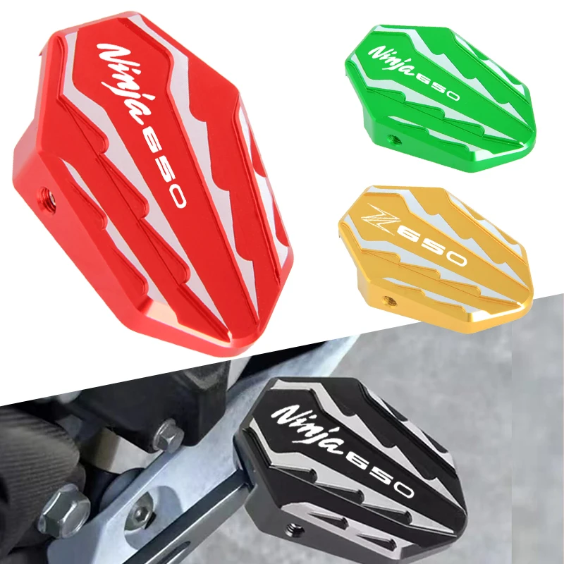 

Для KAWASAKI NINJA650 Z650 2017-2022 аксессуары для мотоциклов Алюминиевый задний тормозной рычаг Пег увеличитель Подножки педаль