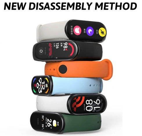 

Bracelet for MI Band 8 Rubber Silicone Band Replacement Quick Release Bracelet Correa Mi Band 8 NFC SmartWatch Sports Wristband