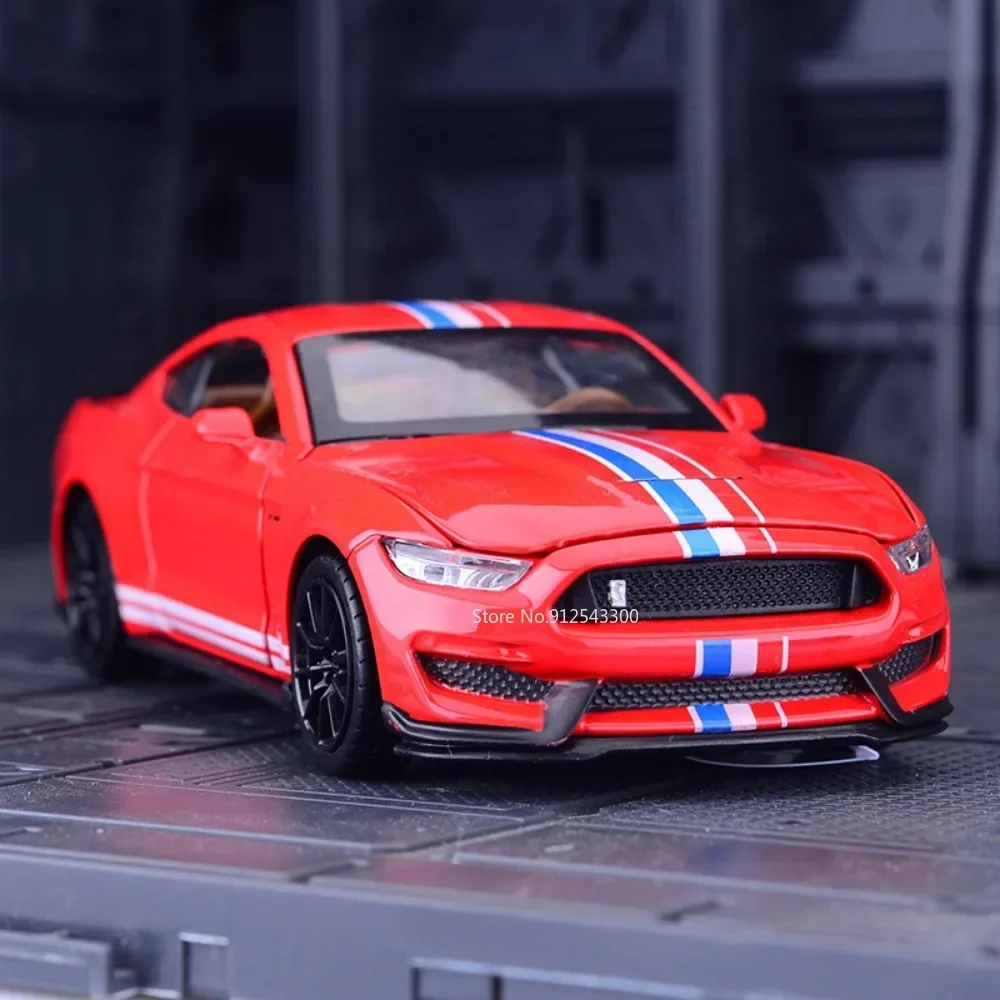 Модель автомобиля Ford Mustang Shelby GT350 модель игрушка с высокой симуляцией суперкар из