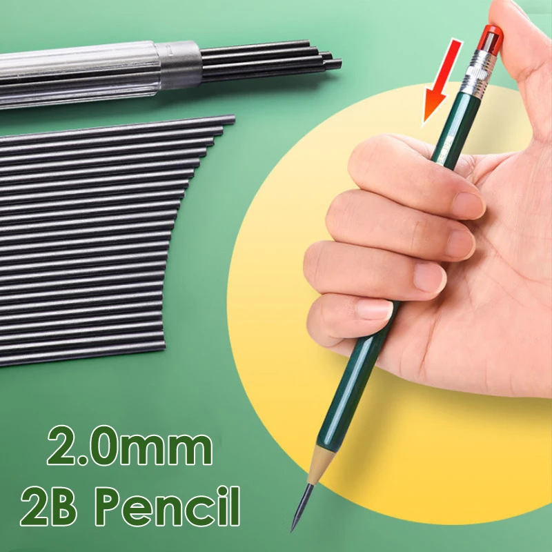 

1Pc 2.0mmCreative Mechanical Pencil Kawaii Pencils For Writing Sketch Painting Kids Girl School Supplies Stationery Random Color