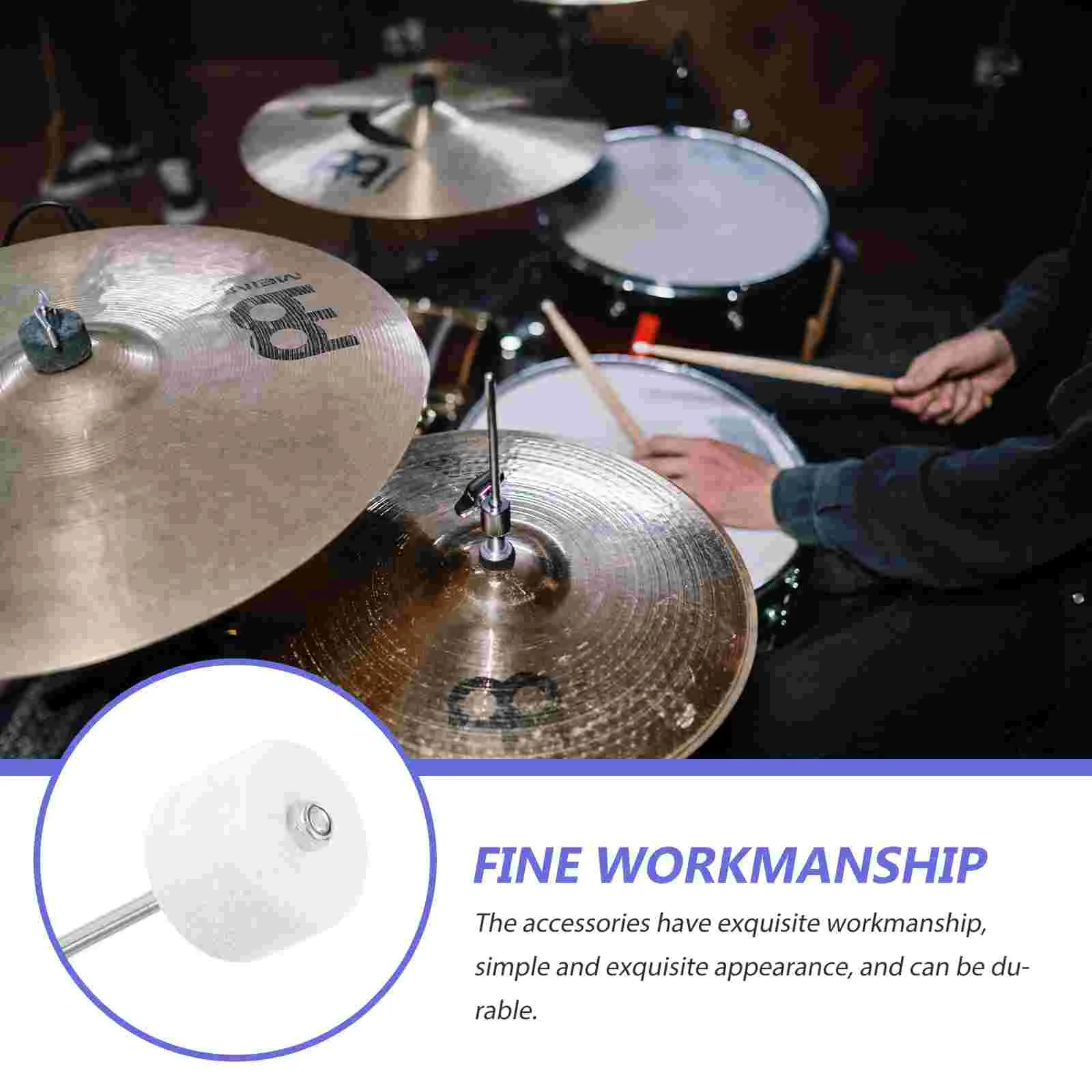 Педаль с одним молотком сверхмощный комплект для ударных барабанов аксессуар