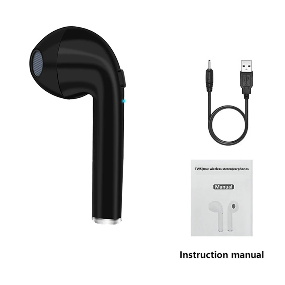 I7s TWS Bluetooth-наушники Беспроводные наушники для всех смартфонов Спортивные