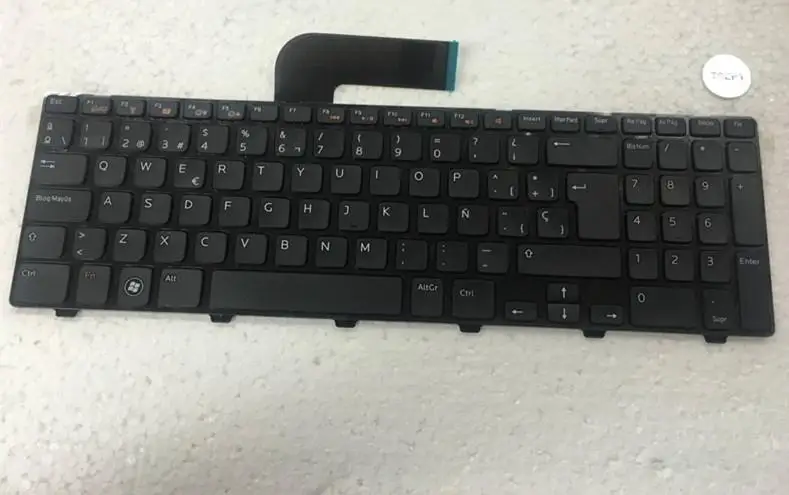 Spanish Keyboard for Dell Inspiron 15R N5110 M5110 N 5110 M511R 5RD-2528 2728 2428BLACK FRAME