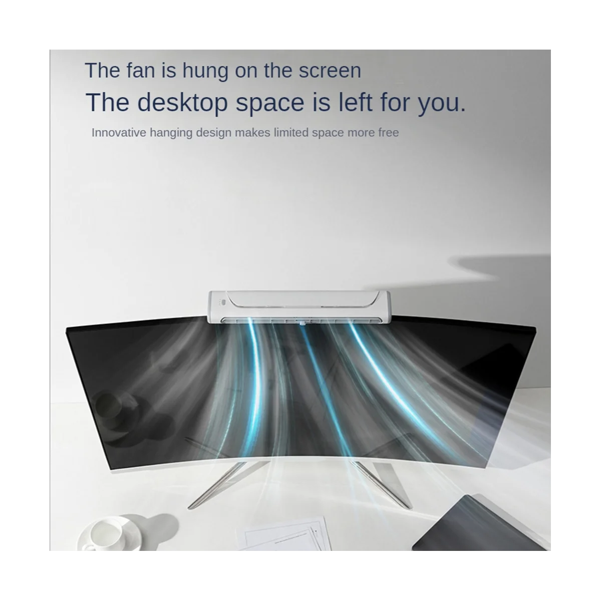 USB-вентилятор с зажимом для монитора 4000 мАч