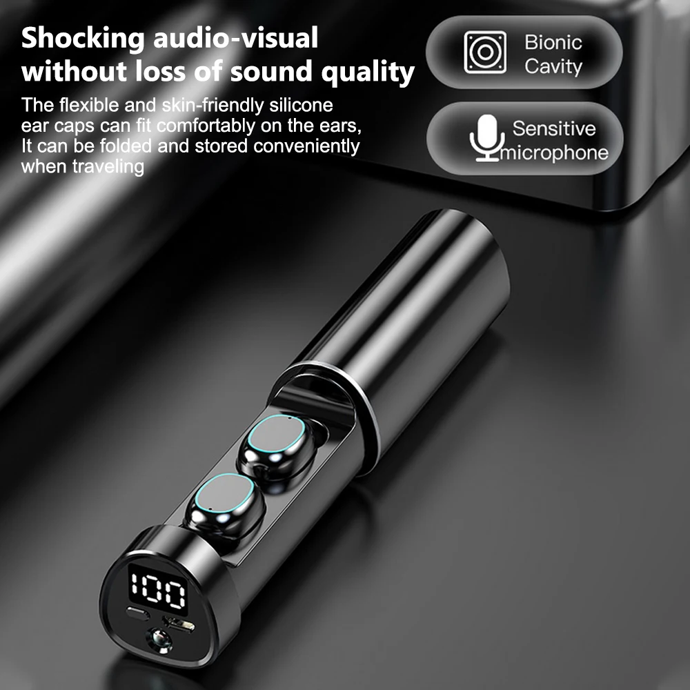 

N21 TWS Earphone Touch Control HIFI Wireless Bluetooth 5.2 Sport Headphones With Microphone Earbuds For Xiaomi iPhone Huawei