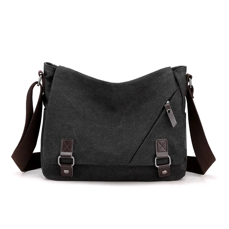 

Men Canvas Shoulder Bags Casual Tote Travel Men's Crossbody Bag Luxury Messenger Bags Multi Pocket Bag Handbag bandolera hombre