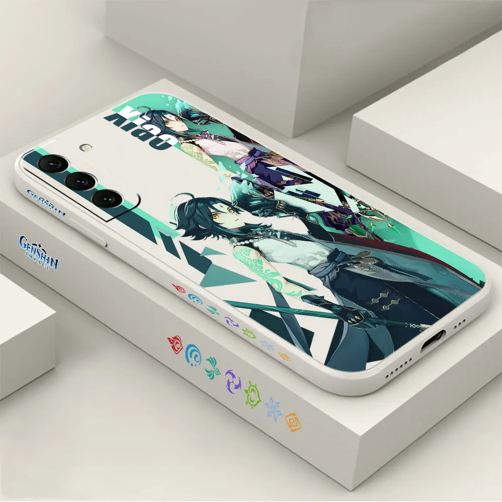 

Genshin Impact Raiden Shogun Xiao Phone Case For Samsung Galaxy S23 S22 S21 S20 Ultra FE 5G S11 S11E S10 10E S9 Plus Lite Cover