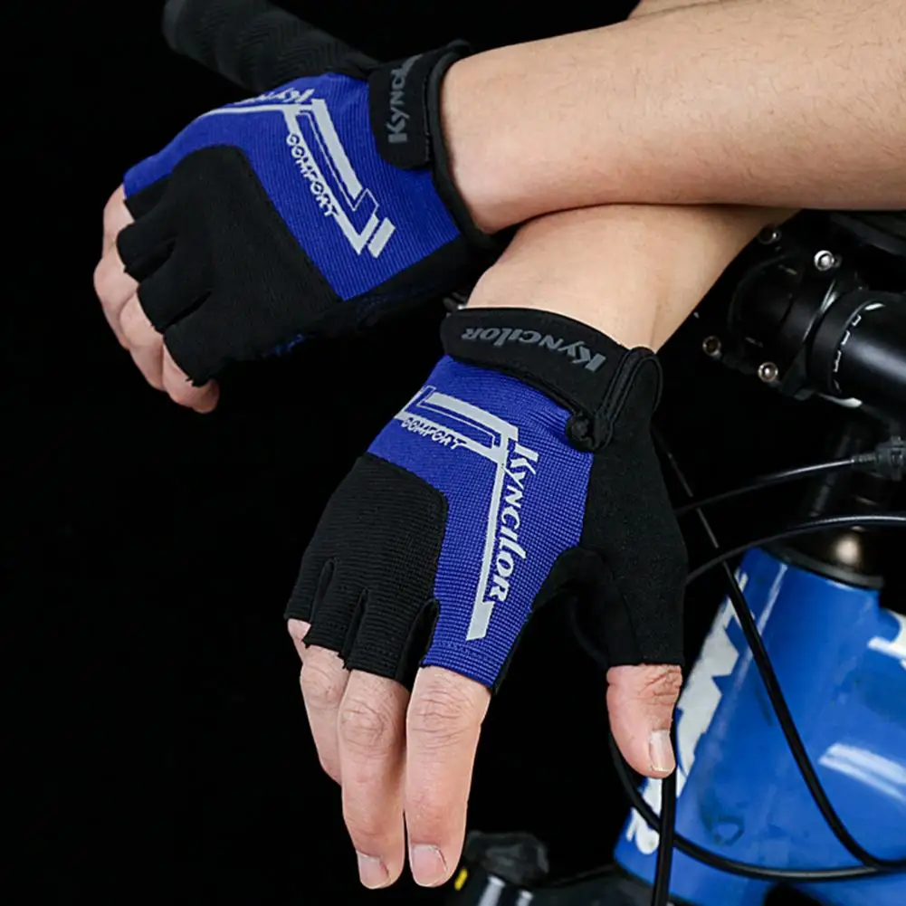 

Practical Fingerless Gloves Breathable Super Soft Cycling Gloves Universal Adults Motorcycle Gloves