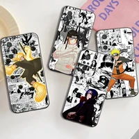 anime naruto phone case for xiaomi redmi note 9 7 7a 9t 9a 9c 9s 9 8 pro 8t 8 2021 5g funda coque soft silicone cover black