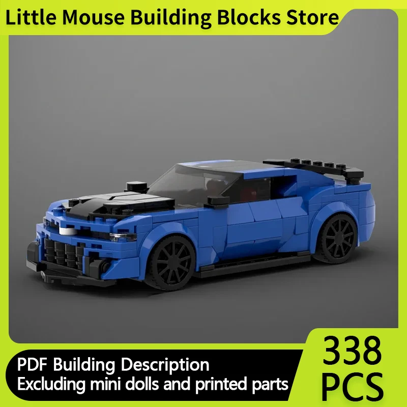 Городской автомобиль Speed Champion Модель MOC Строительные кирпичи ZL1 1LE Спортивный