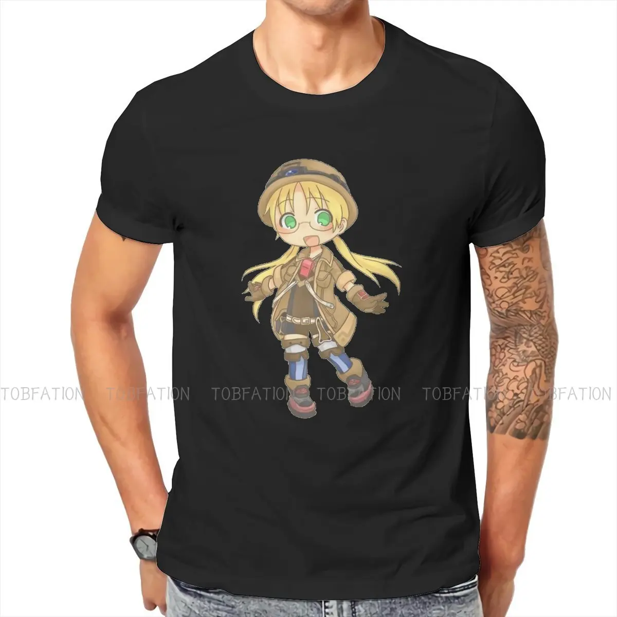 

Made in Abyss Riko T Shirt Men Ofertas S-6XL Ofertas Tshirt Cotton Graphic Clothing