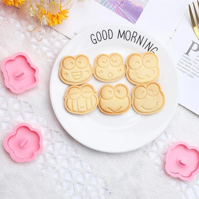 

Маленькая лягушка, силиконовая форма для помадки, форма для шоколада, 3d форма для печенья, мультяшная лягушка, Пластиковая форма для печенья...