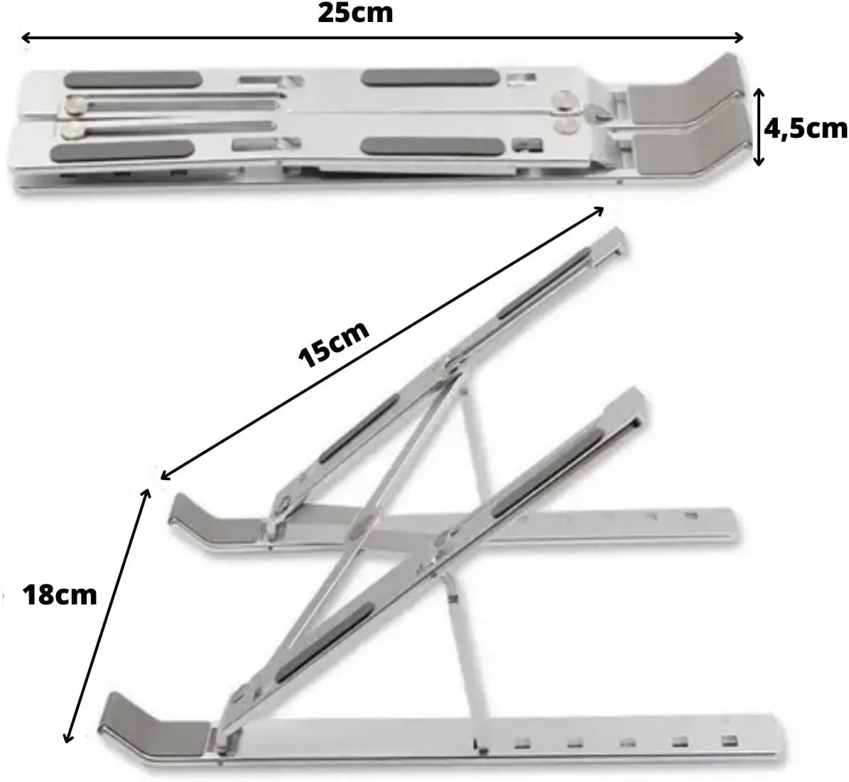 

Suporte para notebook Suporte Para Notebook Em Alumínio Portátil Ajustáve Ergonômico Metal