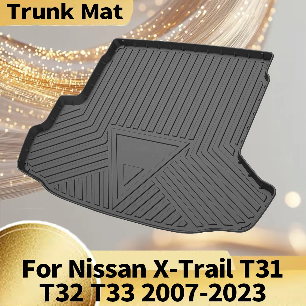 Фото Для Nissan X-Trail T31 T32 T33 2007-2023: всепогодный противоскользящий коврик из TPE для багажника, вкладыш в багажник, аксессуары для интерьера автомобиля №2