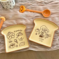 Тарелочки в виде тостов #2