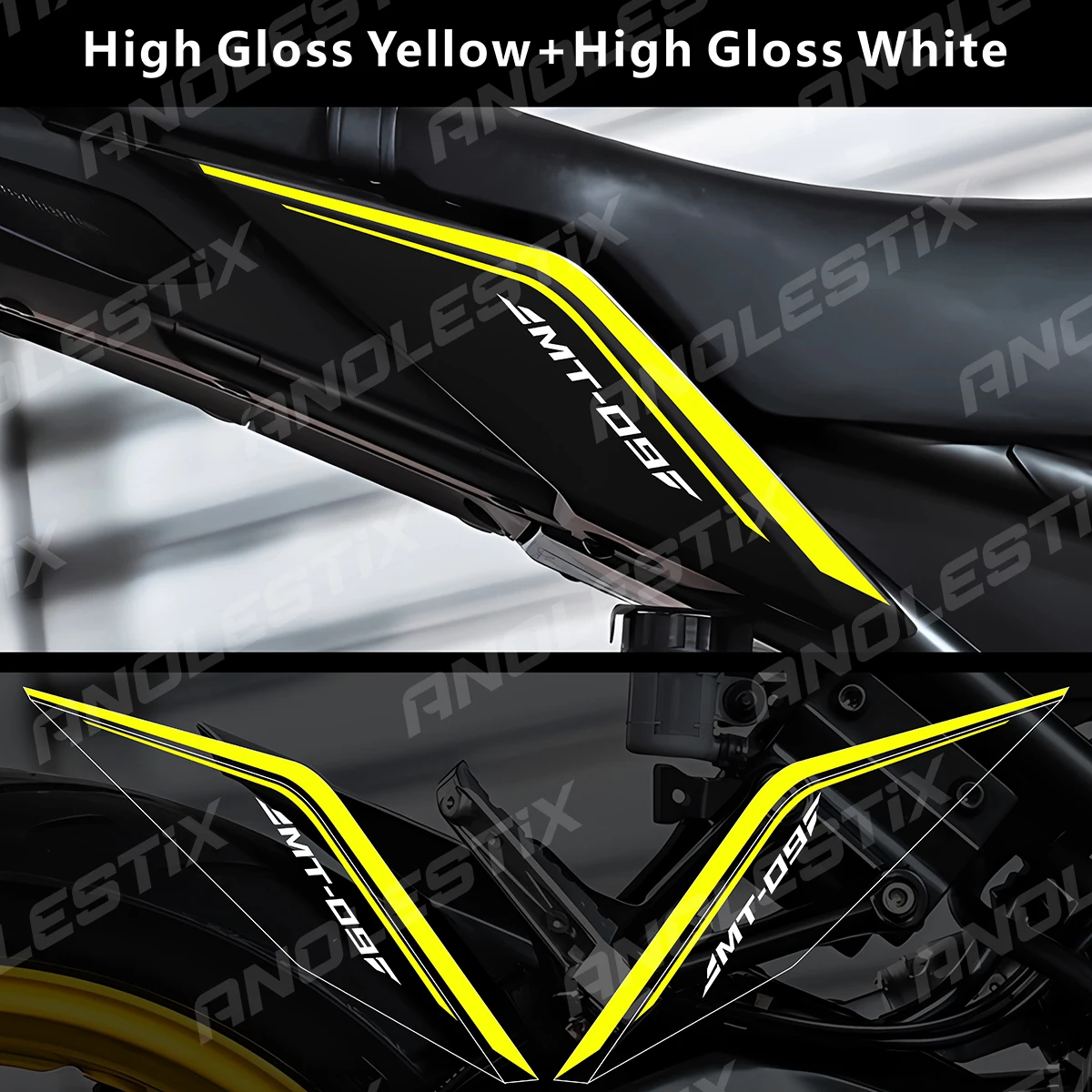 

Светоотражающие наклейки AnoleStix для мотоцикла, набор наклеек под обтекателем сиденья для YAMAHA MT09 MT-09 SP 2017 2018 2019 2020