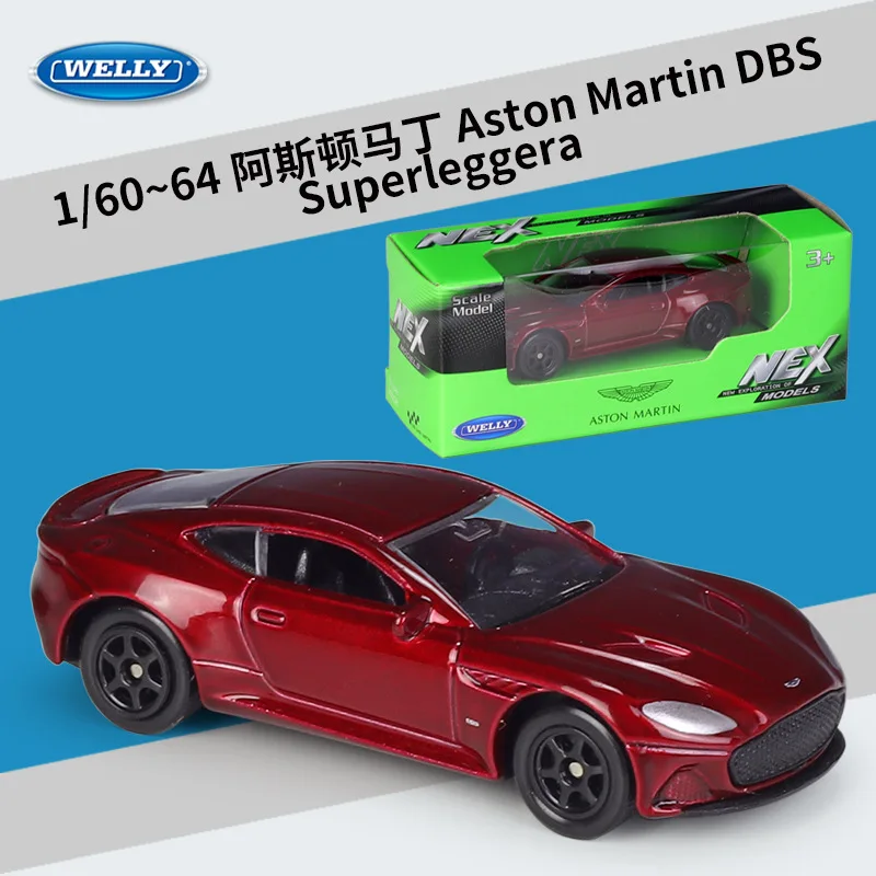 

WELLY 1:64 Aston Martin DBS Superleggera литые под давлением классические металлические модели автомобилей из сплава игрушечный автомобиль спортивный автомобиль коллекция подарков