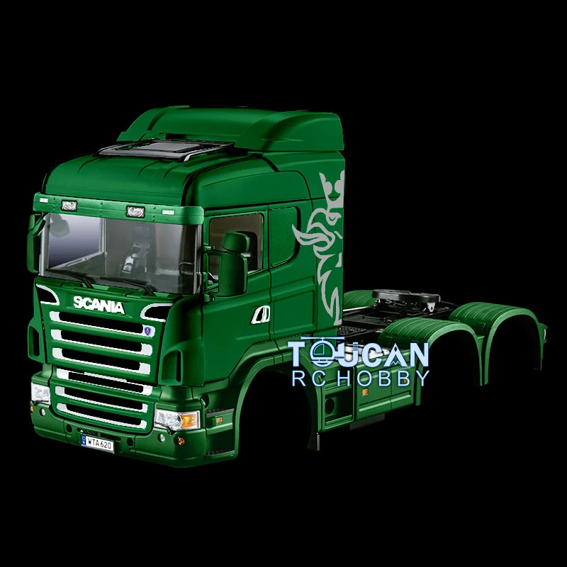 

Hercules 1/14 RC Truck Model For Scania 3Axles ABS Cabin Midtop Tractor DIY TAMIYA Car Gift Toucan THZH0453-SMT8