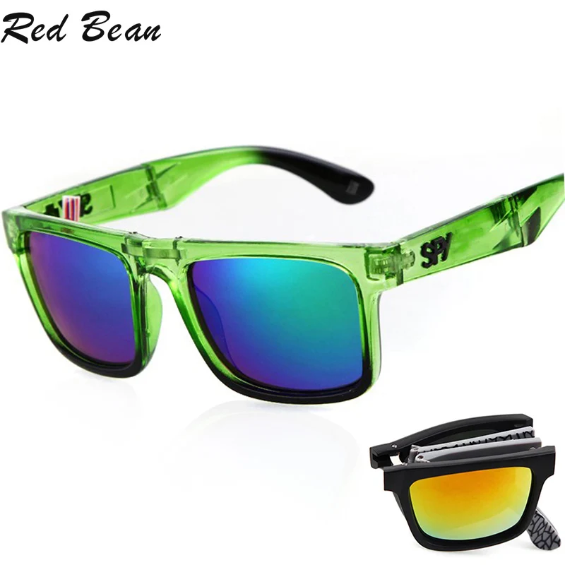 Brand Design Foldable Sunglasses Men Classic Square Sunglasses Male Sports Sun Glasses For Men Mirror Drive Goggle Gafas UV400