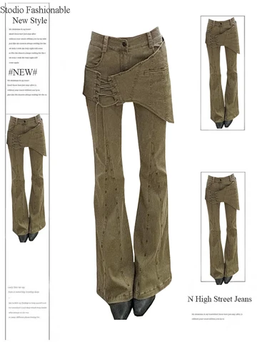 Женские джинсы YOUNGMAMBA Goblin Core