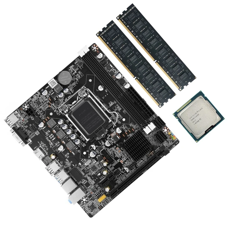 

B75 Gaiming компьютерная материнская плата LGA 1155 SATA III USB 3,0 с процессором Core I5 3470 2x8 ГБ DDR3 Память ОЗУ для настольного компьютера