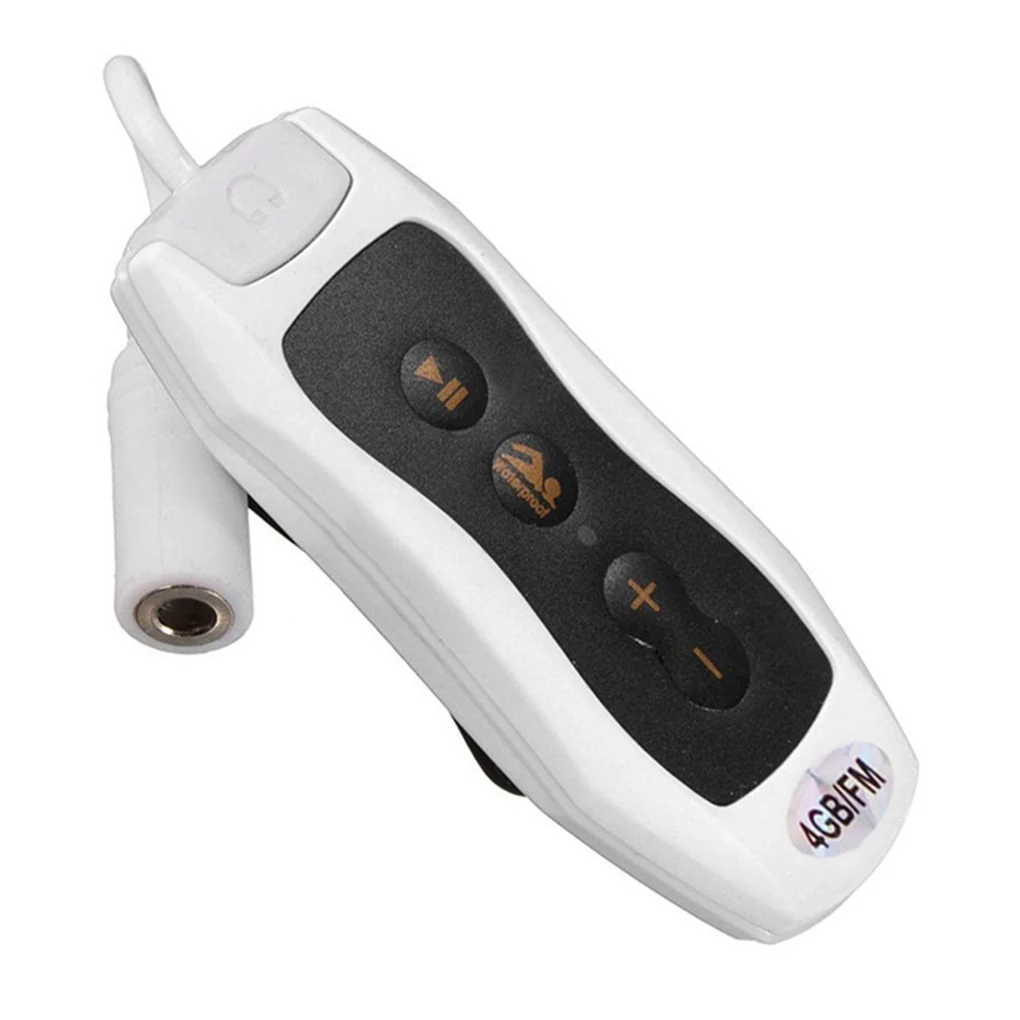 

Mini MP3 Music Player Headphone IPX8 Waterproof Rechargeable Radio with Vedio Media 4G/8G Playing Songs Sports Underwater