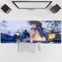 cute large kawaii mouse pad desk waterproof mousepad computer table easy clean non slip full desk xxl extended pc accessorie