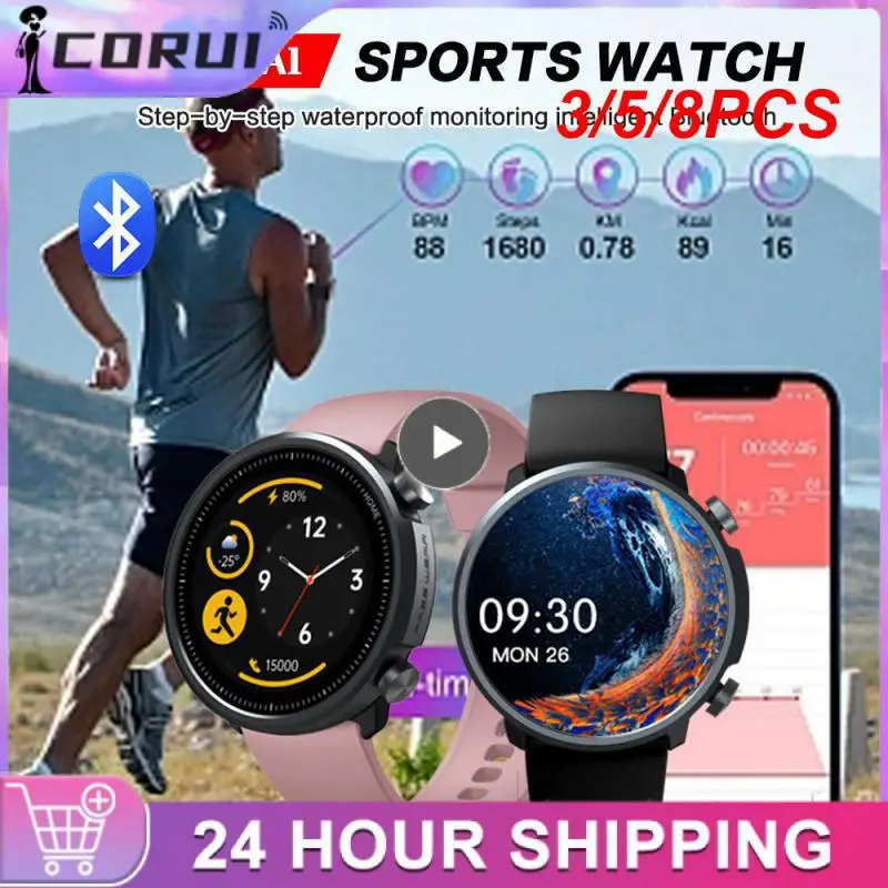 

3/5/8PCS Touch Screen Smart Bracelet Heart Rate Monitor Sports Bracelet Fitness Tracker Waterproof Smartwatch