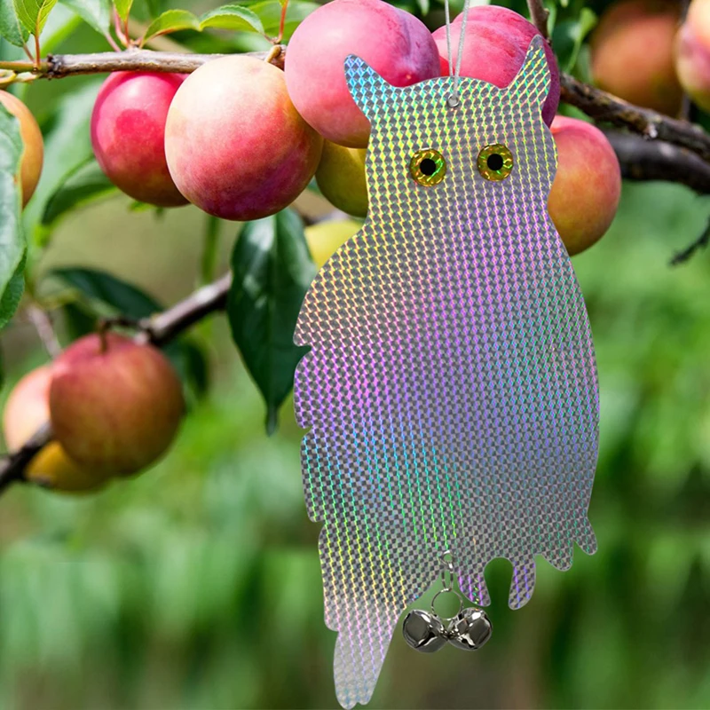

Bird Repeller Garden Emulation Owl Bird Scarer Hanging Reflective Bird Repellent Pigeons Woodpecker Repellent Garden Supplies