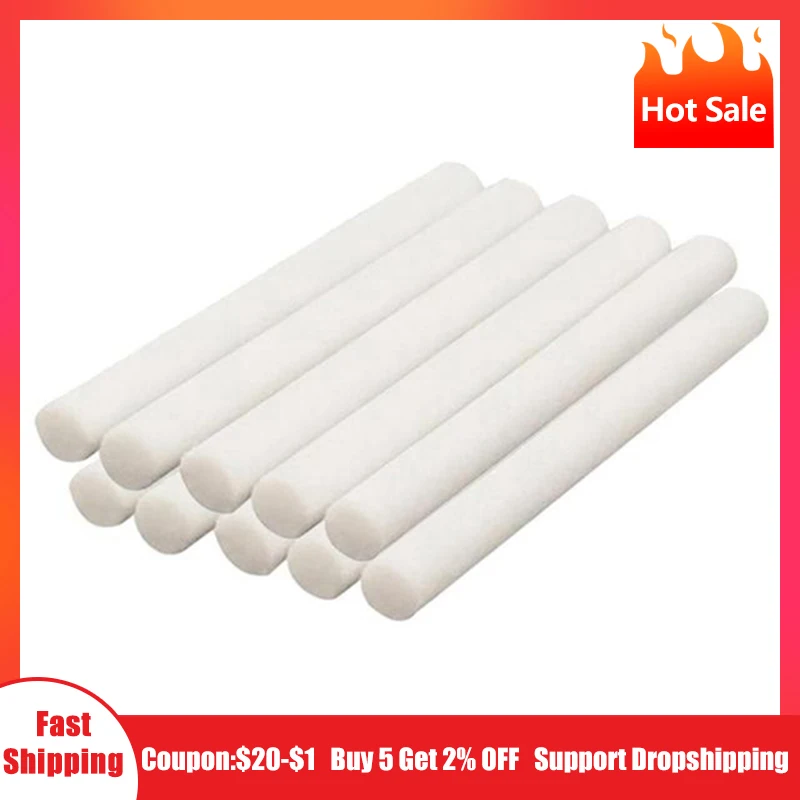 10 Teile/Paket Luftbe Feuchter Filter Spezielle Ersatz Baumwolle Schwamm Stick Für Usb Luftbe Feuchter Aroma Diffusor Nebel Hersteller Luftbe Feuchter