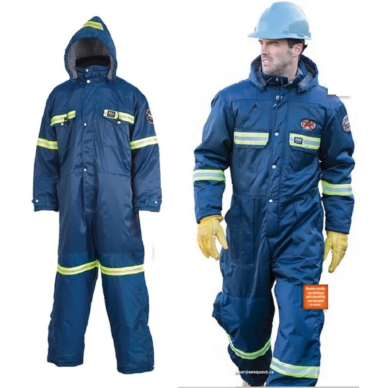 

Norwegian Helly Juell Thompson winter suit workwear extreme cold 3M reflective warm polar outdoor work clothes jumpsuit
