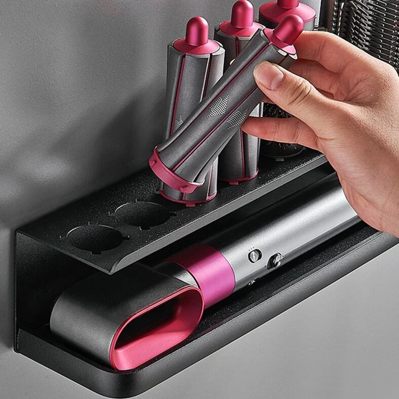 Новый настенный стеллаж для хранения щипцов завивки волос подходит Dyson Airwrap полка