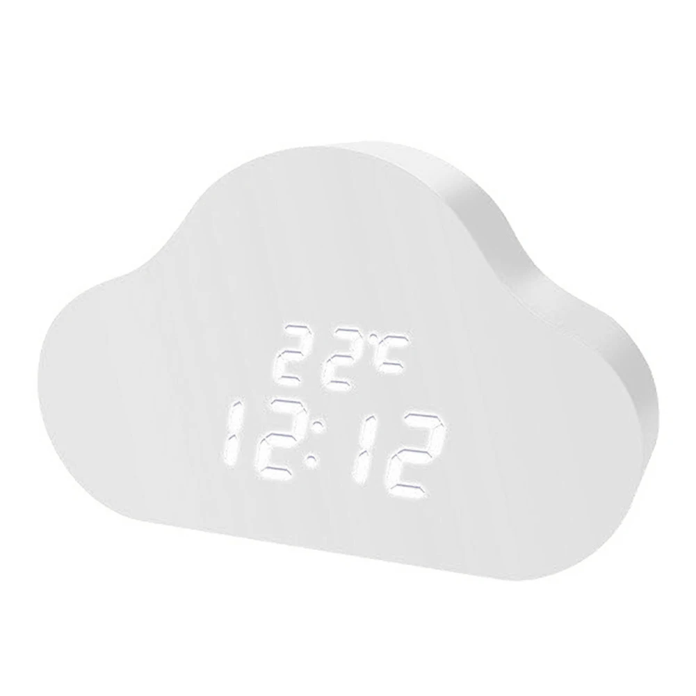 Электронные часы-будильник с индикатором температуры