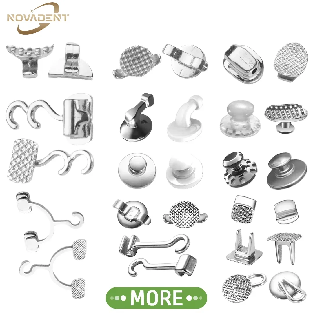 10 шт. стоматологическая ортодонтическая лингвальная кнопка ушко с прямым