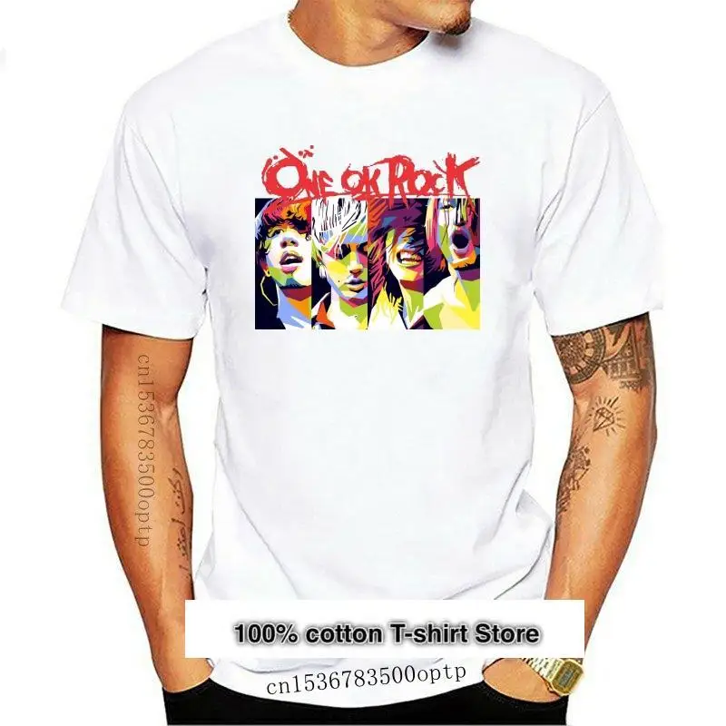 

Camiseta de One Ok Rock para hombre, camisa de cuello redondo, cómoda, Hip Hop, nueva