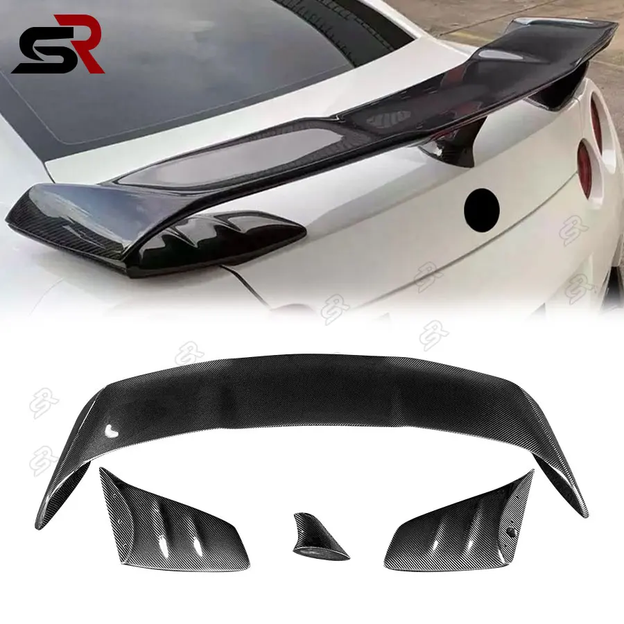 Для Nissan GTR35 углеродное волокно высококачественный задний спойлер детали задней
