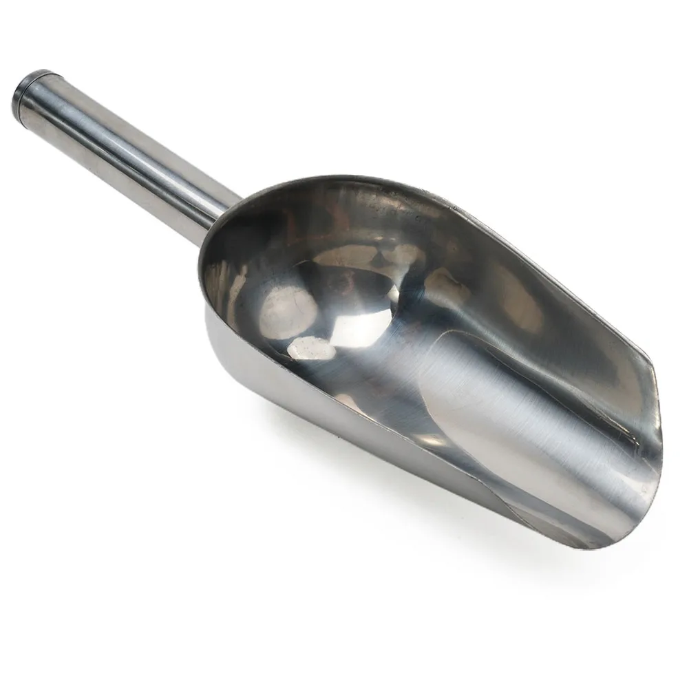 

Candy Ice Scoops Metal Tools Bin Stainless Steel Home Kitchen Sugar Shovel Flour Dry Goods Party Bar Buffet Durable