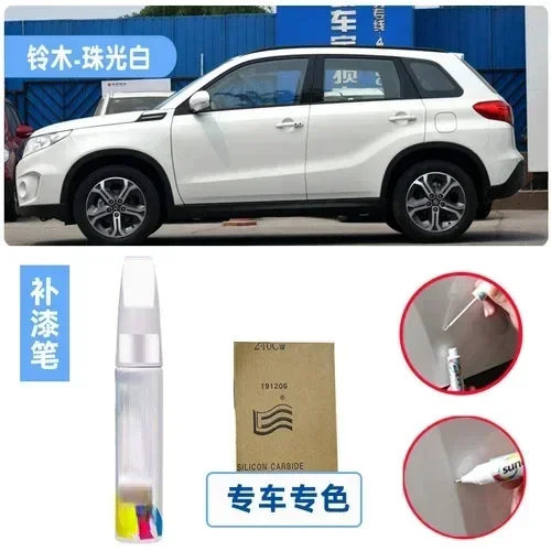 

Автомобильный адаптер для подкраски для Suzuki Vitara, фиксатор краски, жемчужно-белый автомобильный ремонт царапин, удаление автомобильных красок, специальная краска