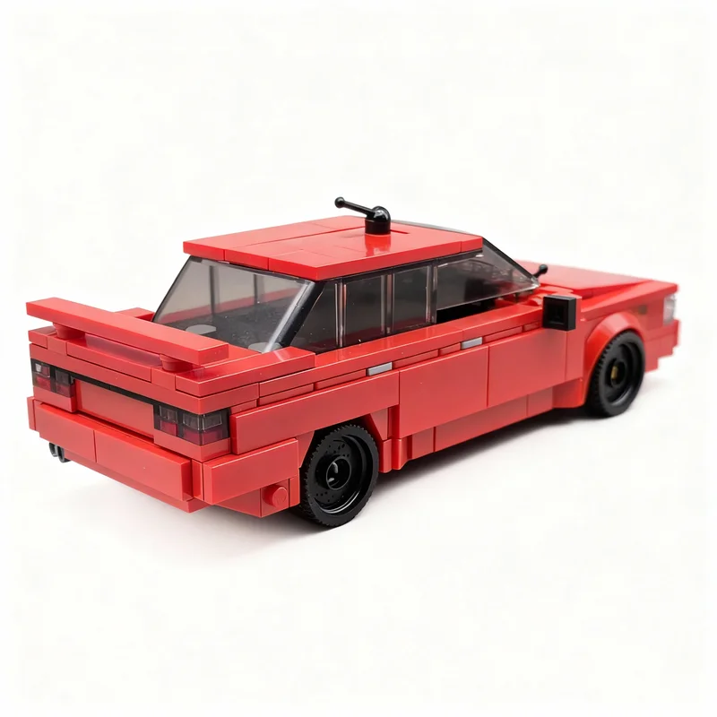 Фото Набор строительных блоков MOC City Champions Renault Turbo, 384 детали, развивающая игрушка для детей, идея для подарка на Рождество, конструктор DIY №2