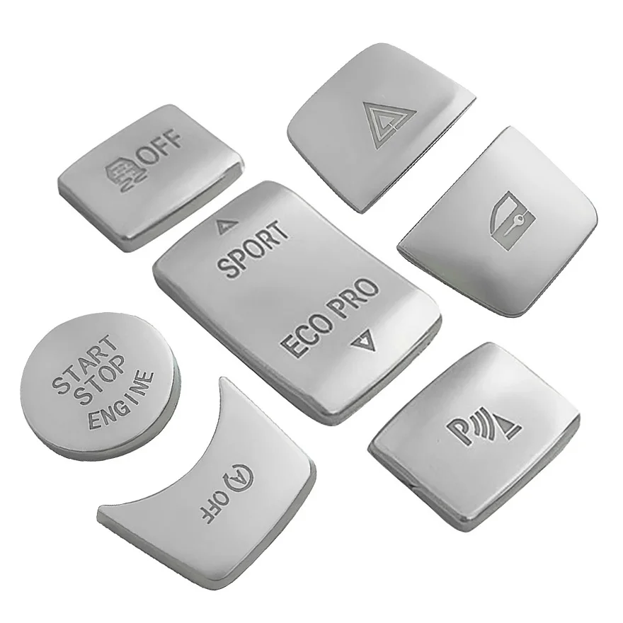 

Автомобильная левая сторона, Центральная деталь, стартовая кнопка, задняя декоративная крышка, отделка, наклейка для-BMW F20 F22 F30 F34 F32