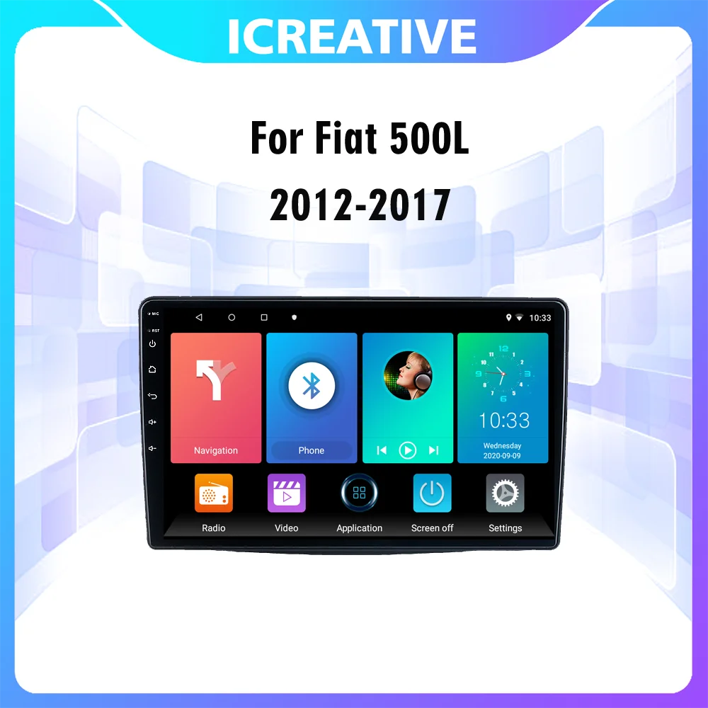 

Автомобильный мультимедийный плеер для Fiat 500L 2012-2017, головное устройство Android, автомобильная стереосистема 10,1 дюйма, 2 Din, навигация, GPS, сенсор...