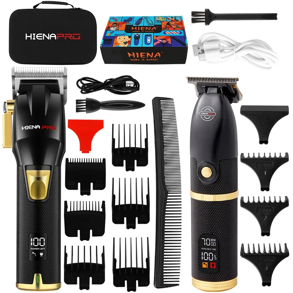 

Electric Hair Clipper Set Professional Rechargeable Electric Hair Clipper High-End Men's Trimmer Hair Cutting Machine Set