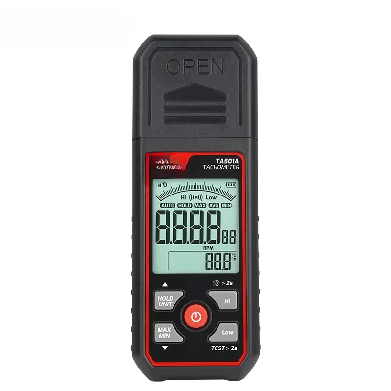 Цифровой тахометр TA501A цифровой дисплей фотоэлектрический фотоинструмент