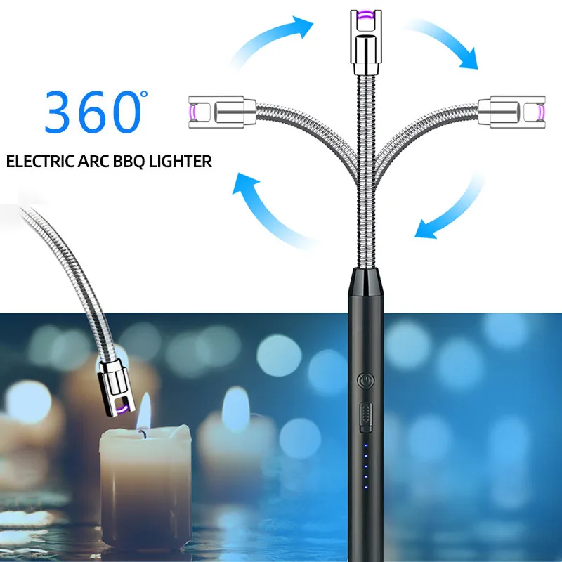 Ароматизированный импульсный Зажигалка для электронной зарядки свечей USB