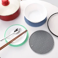 table insulation mat anti scalding non slip household silicone placemat high temperature waterproof oil proof bowl pad pot