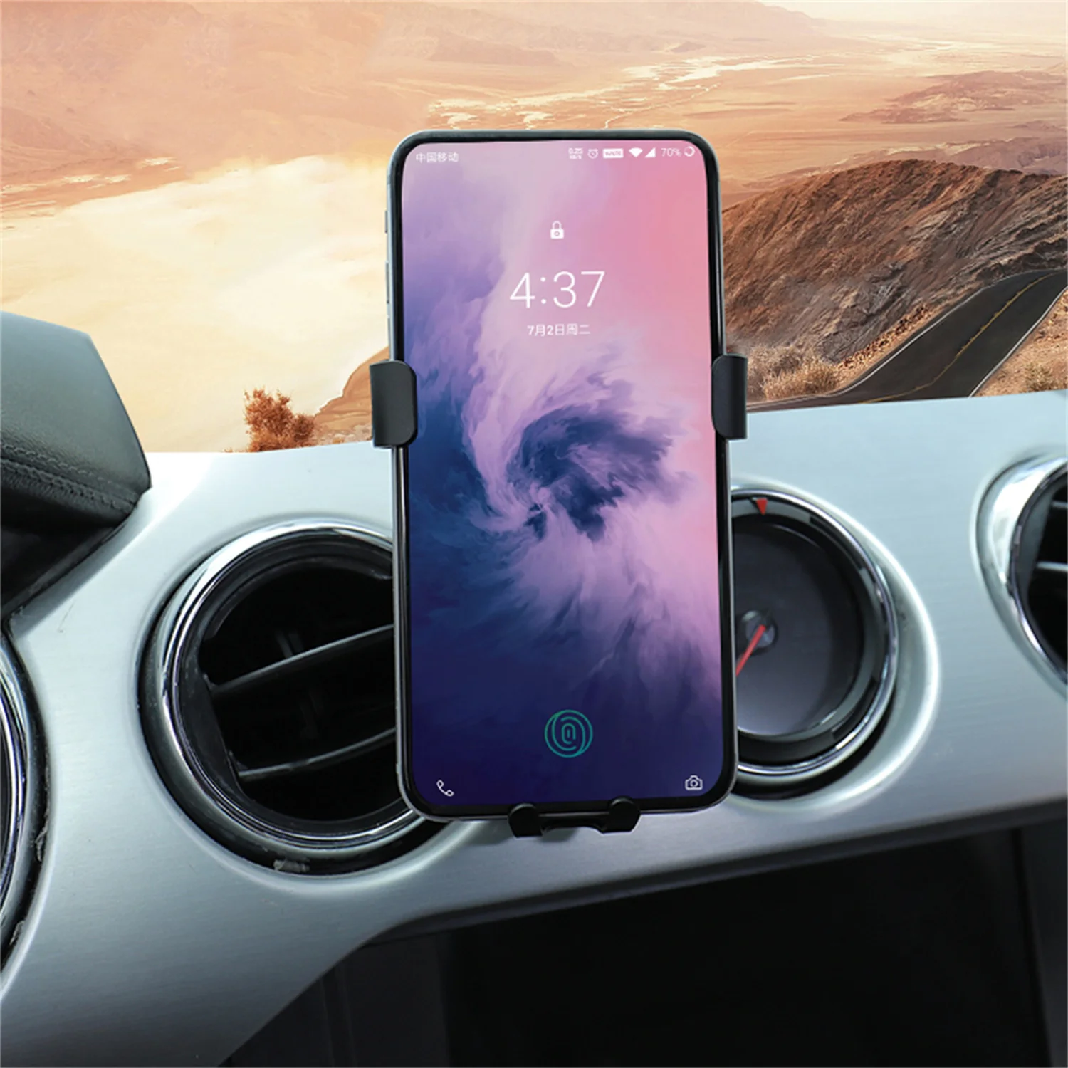 

for Ford Mustang 2015-2019 Gravity Car Phone Air Vent Mount Bracket Mobile Cell Phone Holder GPS Support Accessories