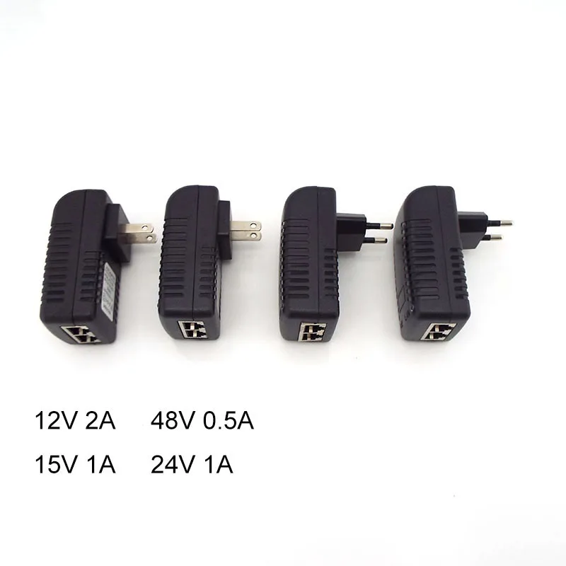 Импульсный источник питания AC 220V DC 12V 2A 48V 0.5A 15v 24v 24W POE
