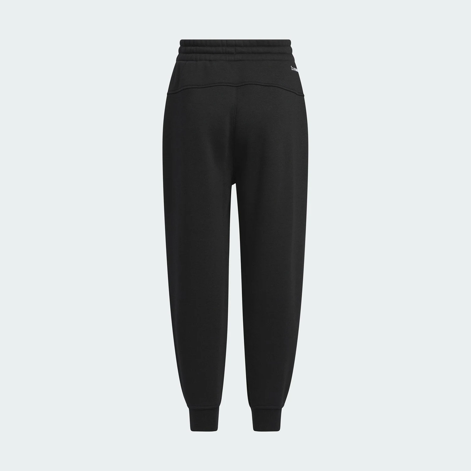 Фото Оригинальные детские теплые вязаные брюки Adidas с завязками на щиколотке, осенняя коллекция, модель KC5341. №2